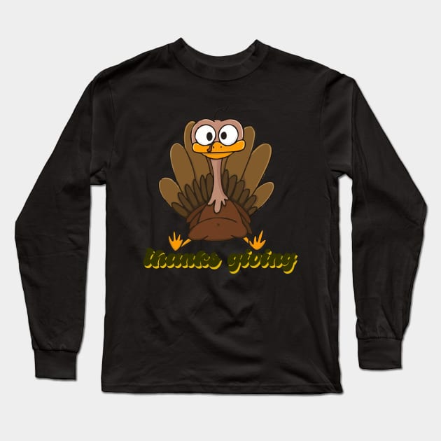 WKRP Turkey Drop And Love Long Sleeve T-Shirt by gilangekobinoso